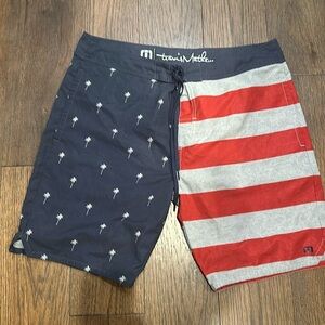 Travis Mathew swim trunks